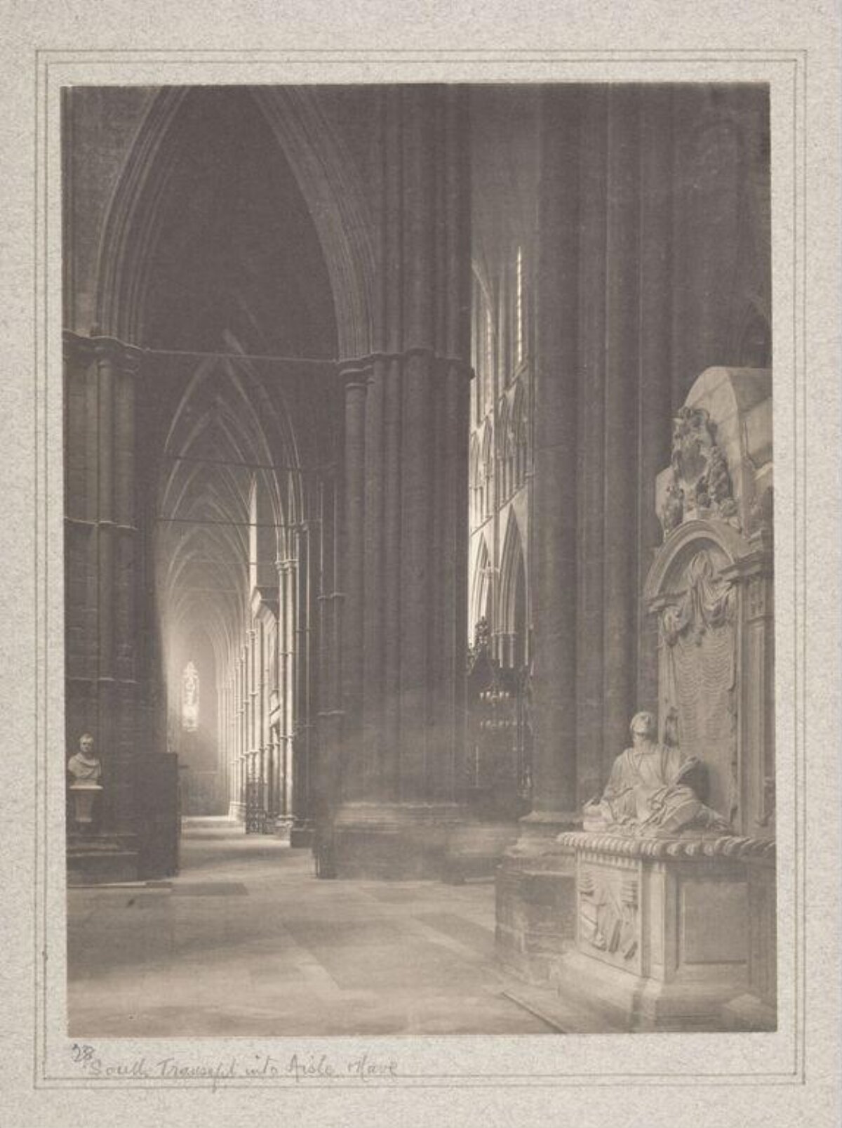 Vintage Cathedral Aisle Interior
