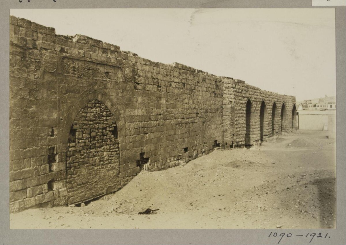 Ancient Stone Wall Ruins