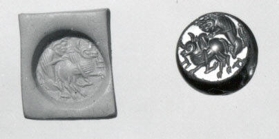 Ancient Engraved Seal and Its Impression