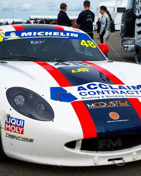 Number 48 Sponsored Race Car