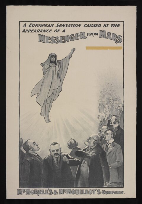 Vintage Messenger from Mars Show Poster