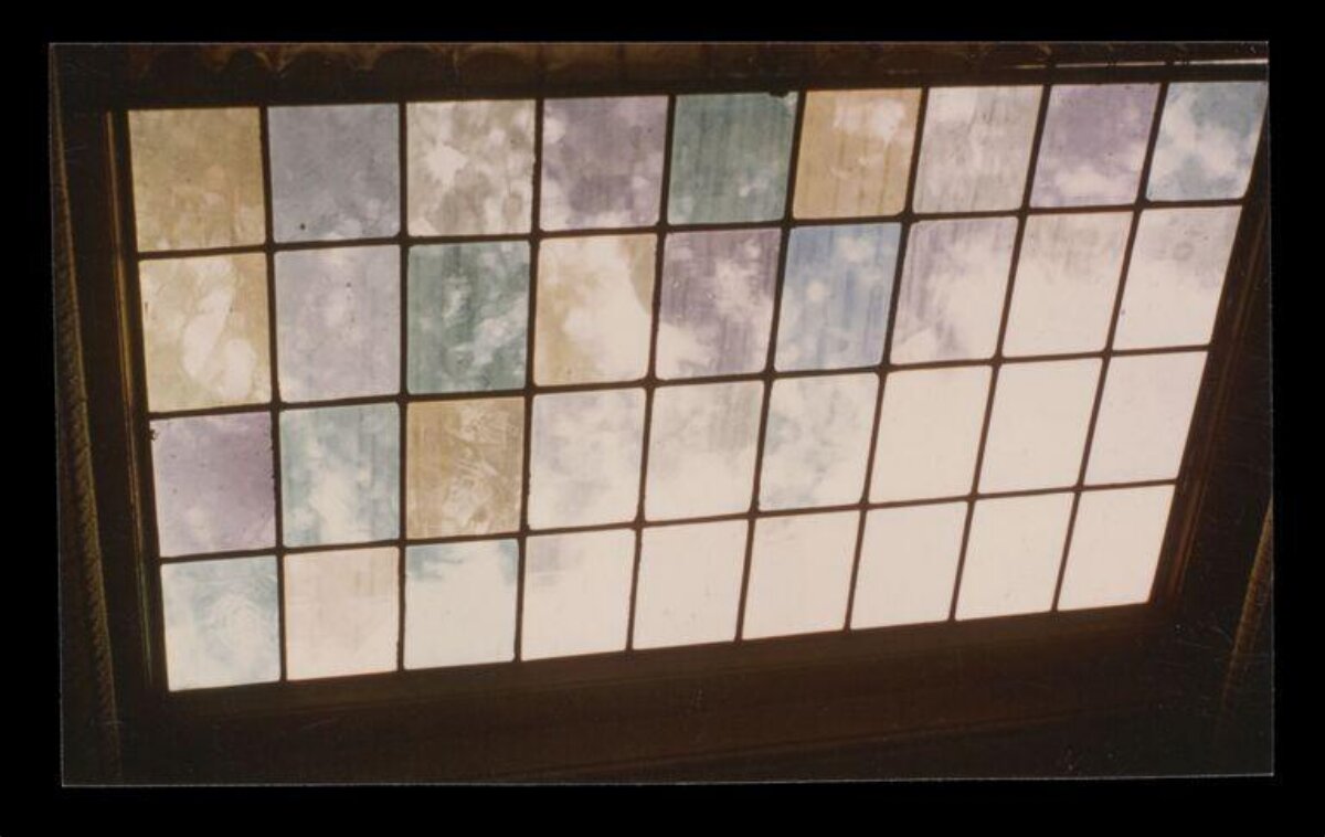 Grid Stained Glass Skylight