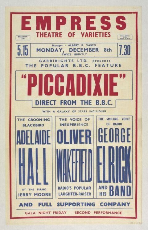 Vintage Empress Theatre Piccadixie Poster