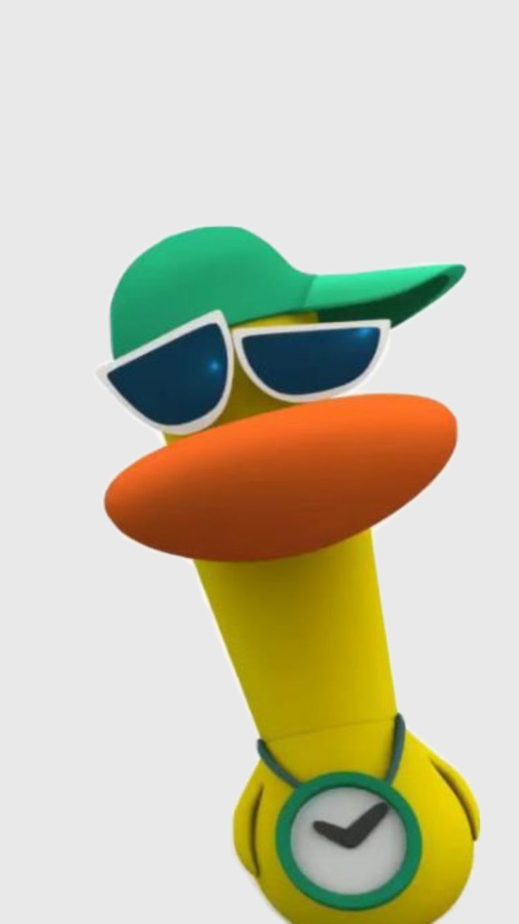 Cool 3D Cartoon Duck