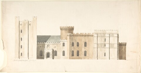 Architectural Drawing of Lea Castle