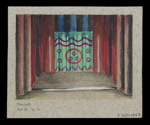 Macbeth Stage Set Design Sketch