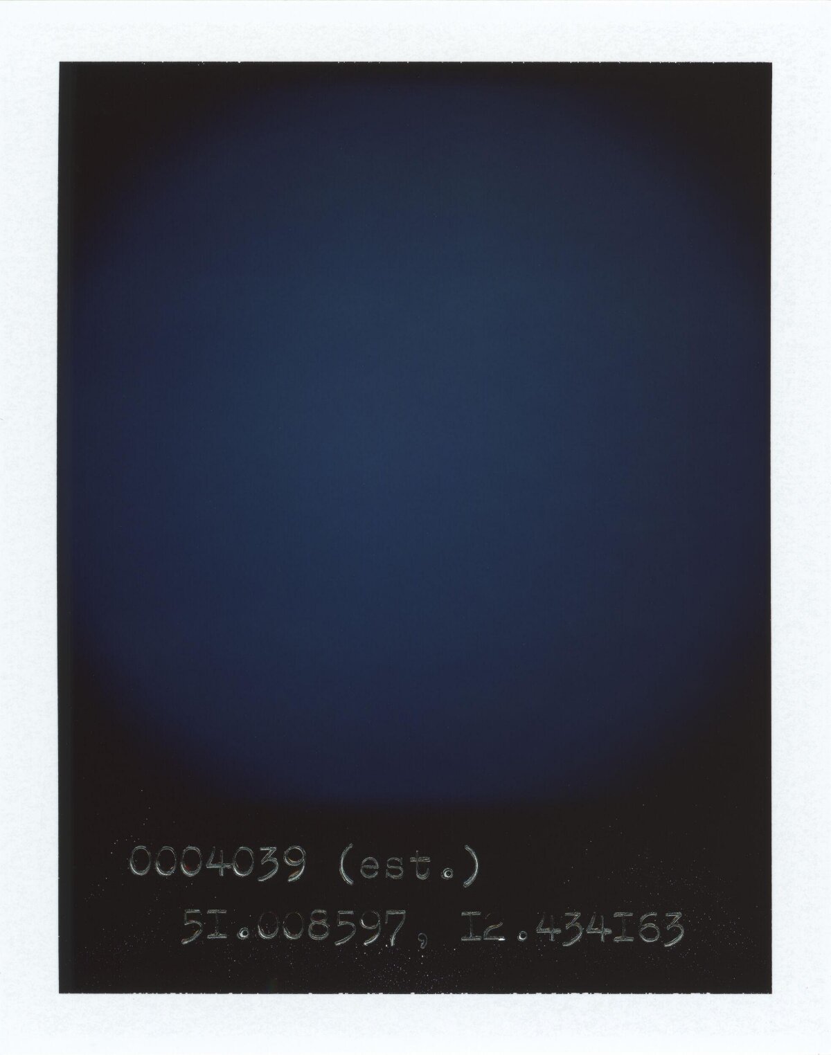 Dark Blue Gradient With Coordinate Text