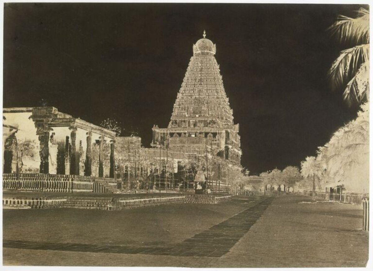 Vintage View of Thanjavur Temple