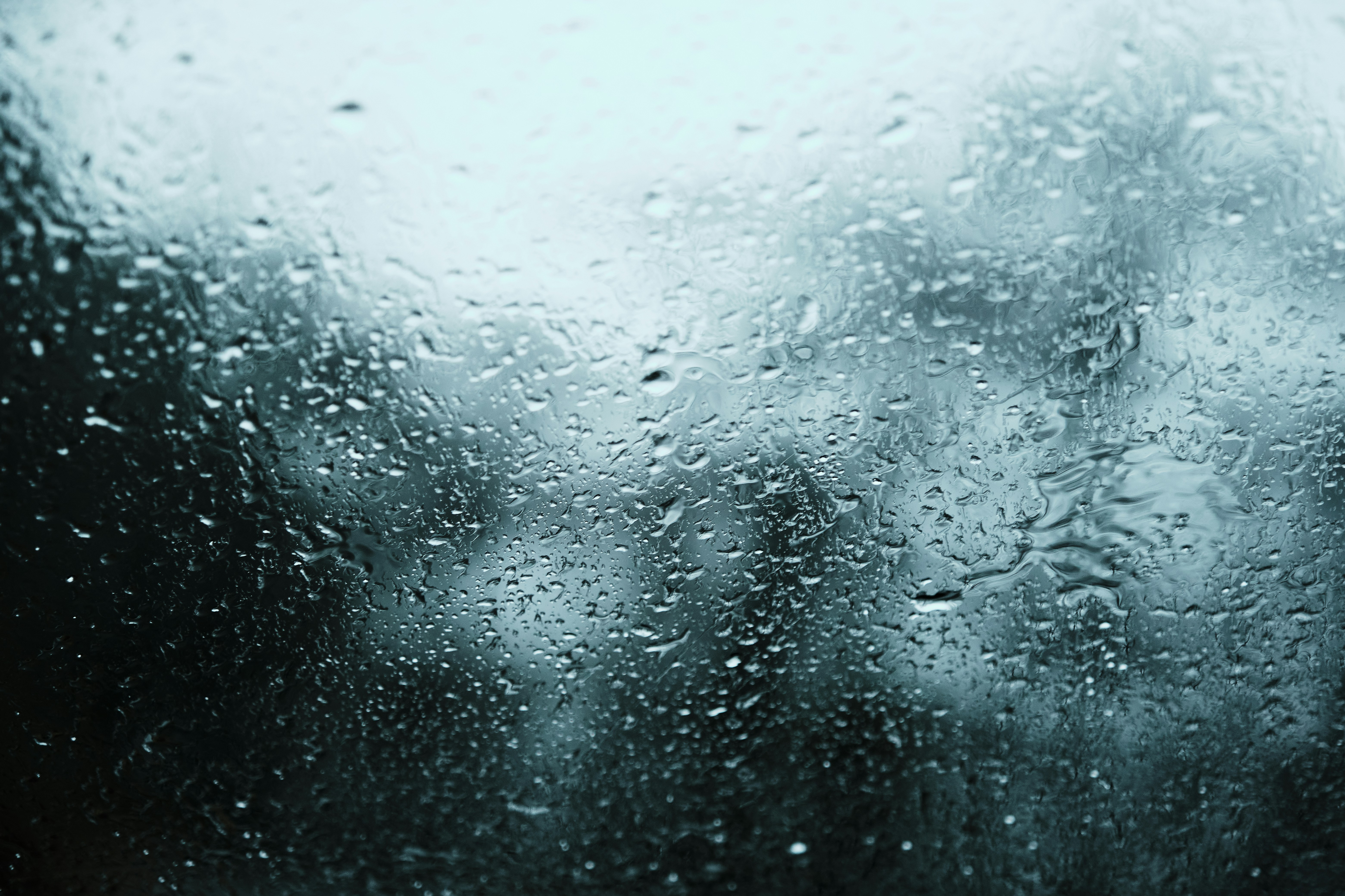 Raindrops on Window Glass