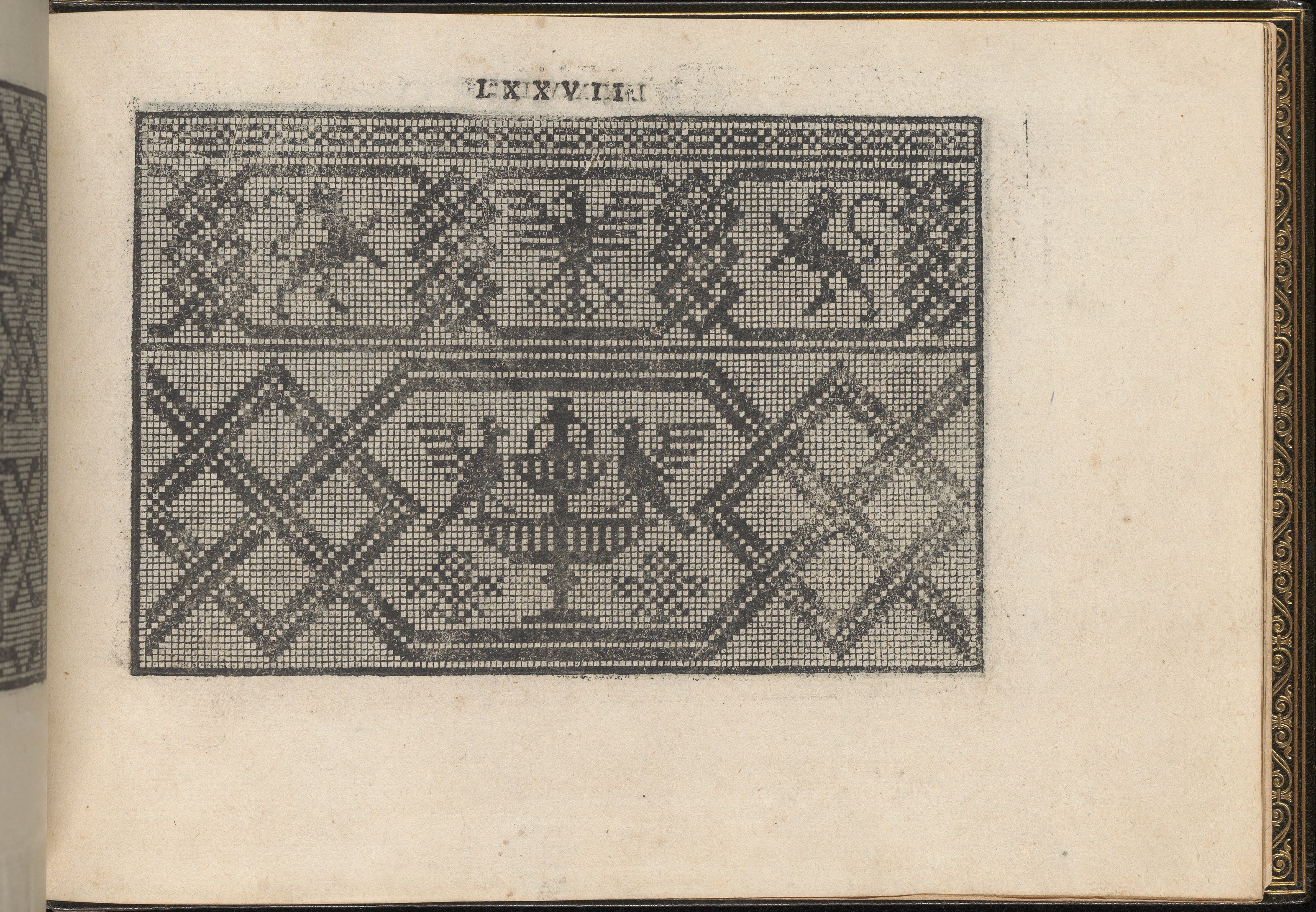 Vintage Cross-Stitch Pattern Page