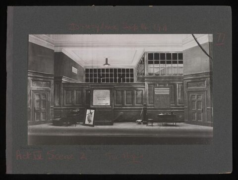 Vintage Theatrical Office Stage Set