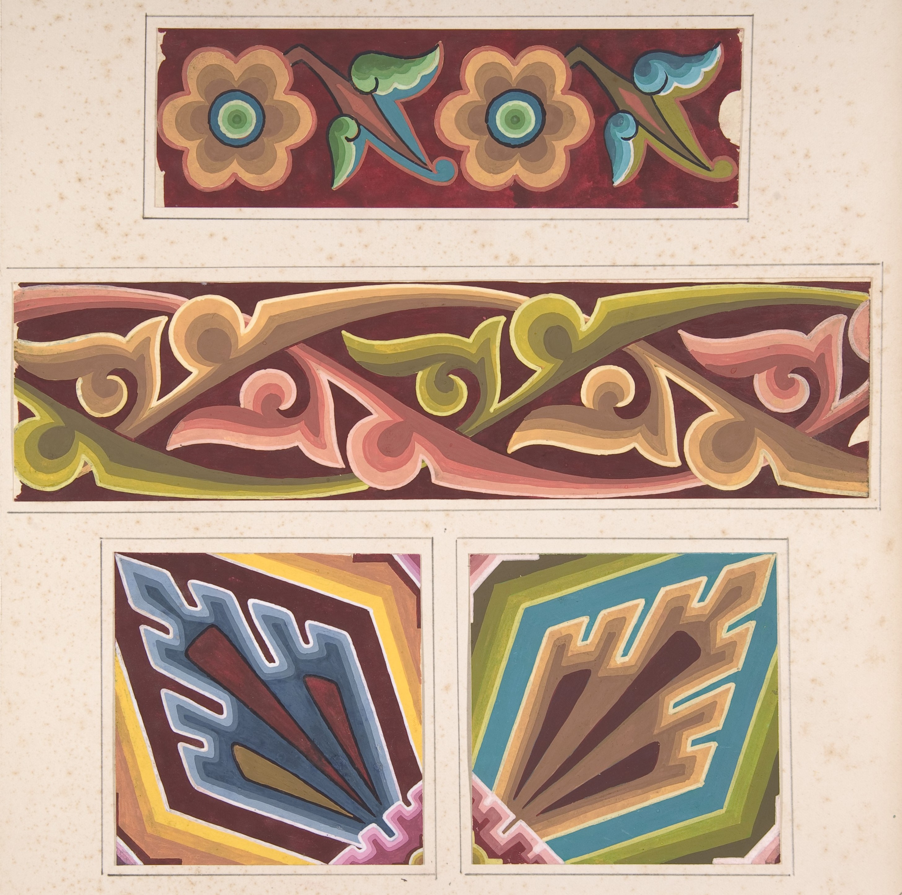 Traditional Chinese Decorative Pattern Samples