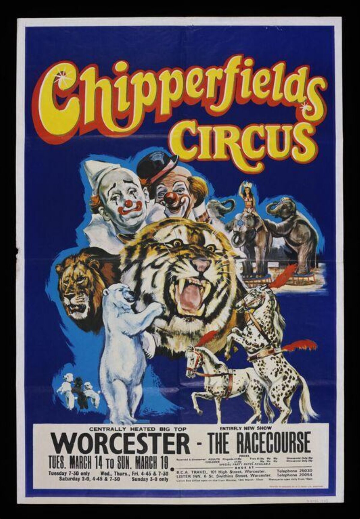 Vintage Chipperfields Circus Poster