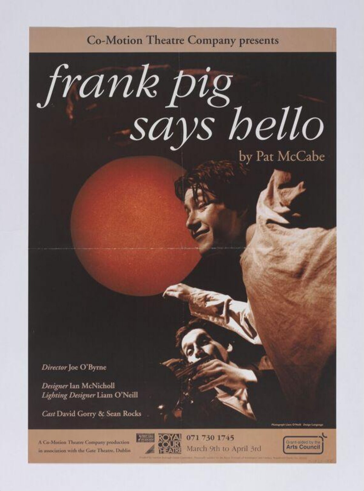 Frank Pig Says Hello Theatre Poster