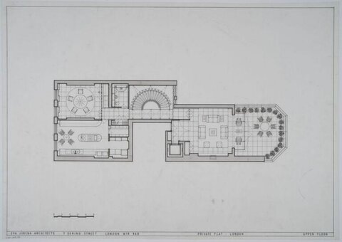 London Private Flat Upper Floor Plan