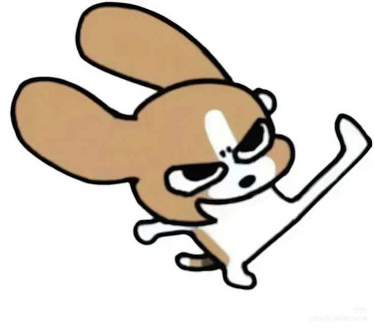 Angry Corgi Cartoon Meme