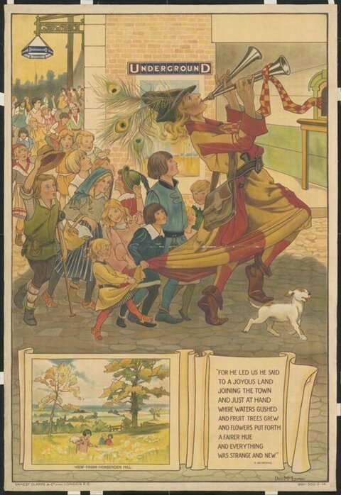 Vintage London Underground Travel Poster
