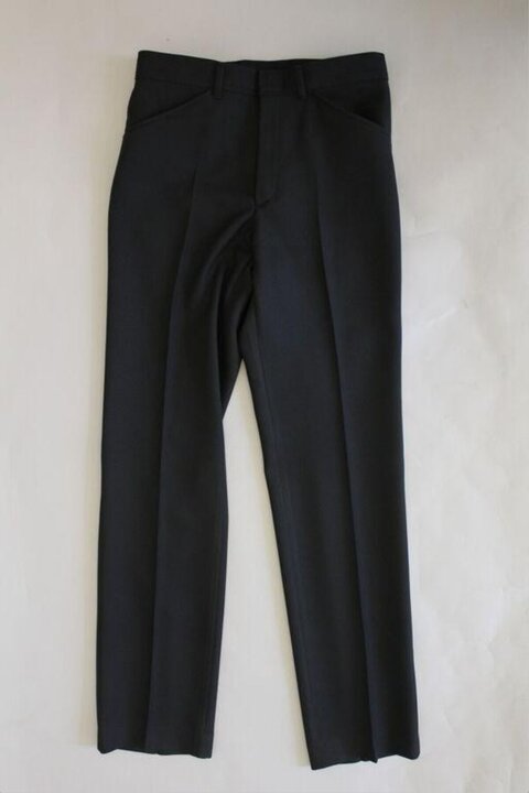 Black Straight Cut Dress Pants