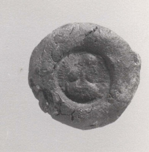Ancient Round Clay Seal
