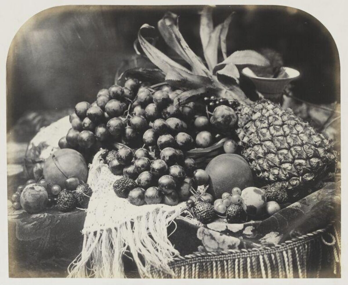 Vintage Still Life of Mixed Fruits