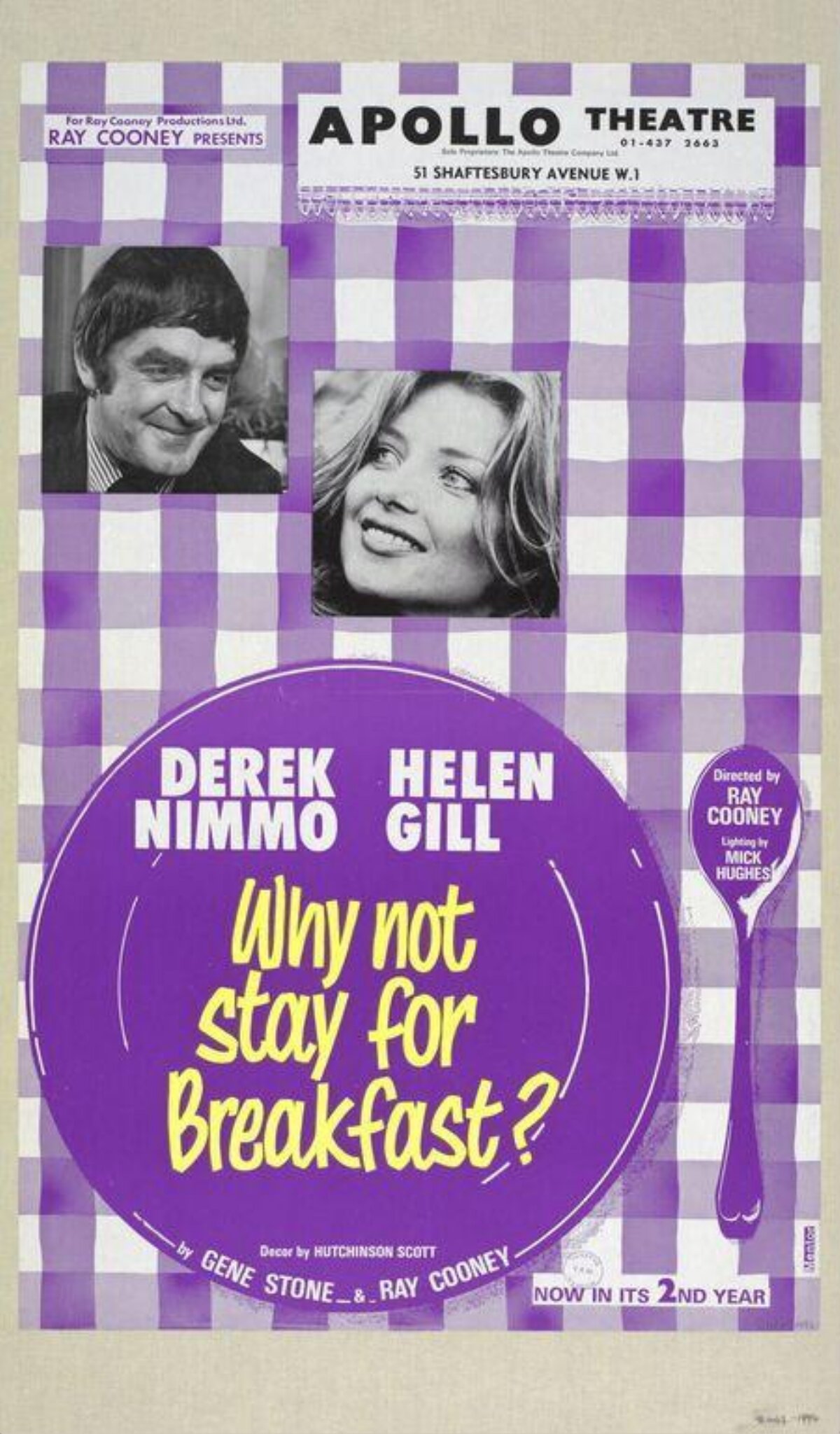 Why Not Stay for Breakfast? Theatre Poster