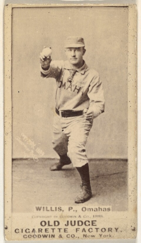 1888 Old Judge Baseball Cigarette Card