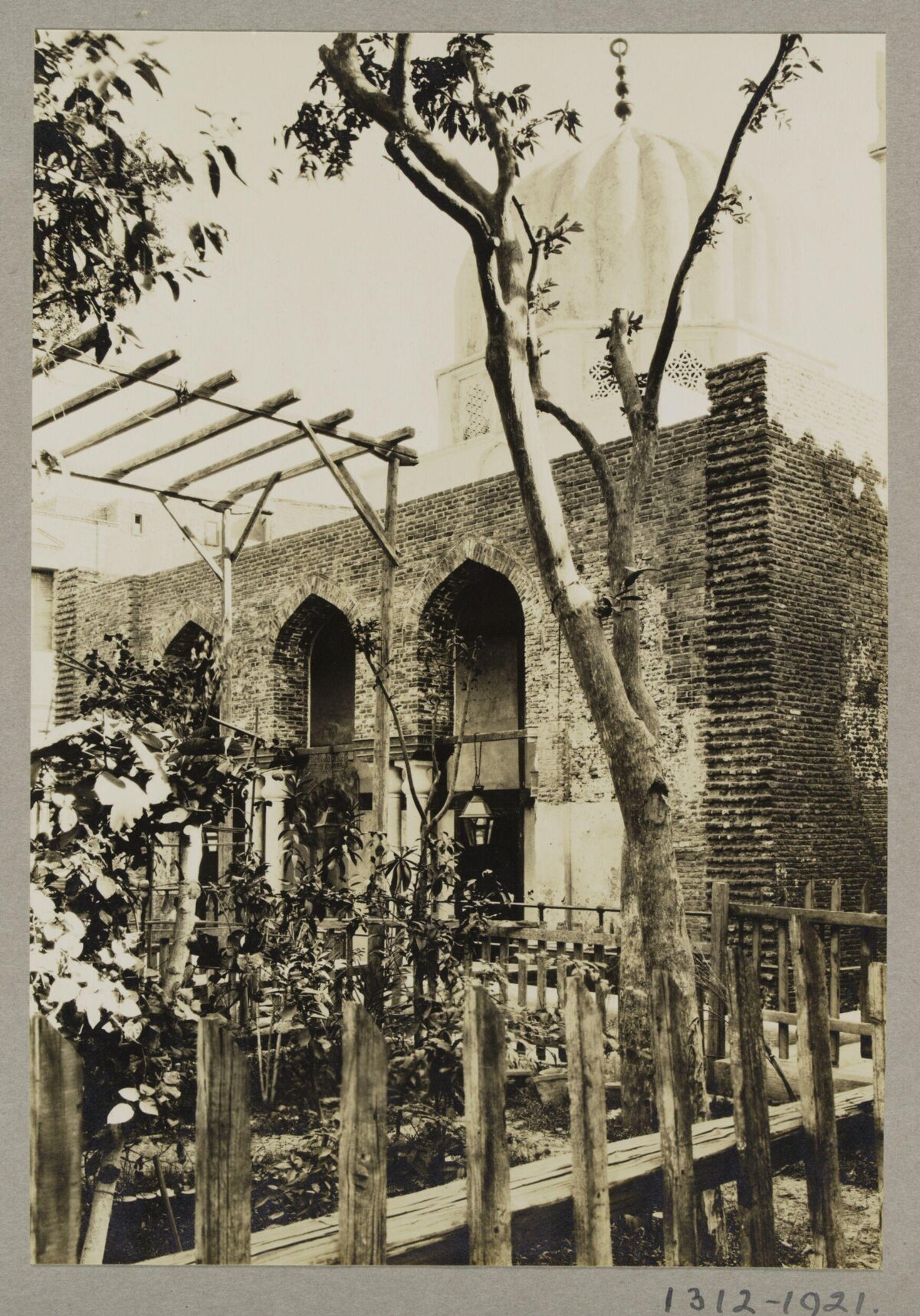 Vintage Mosque Courtyard Photo