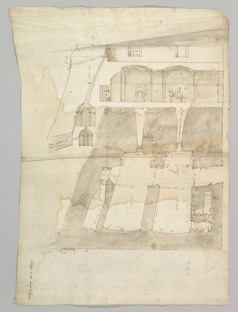 Hand-Drawn Architectural Fortification Plan