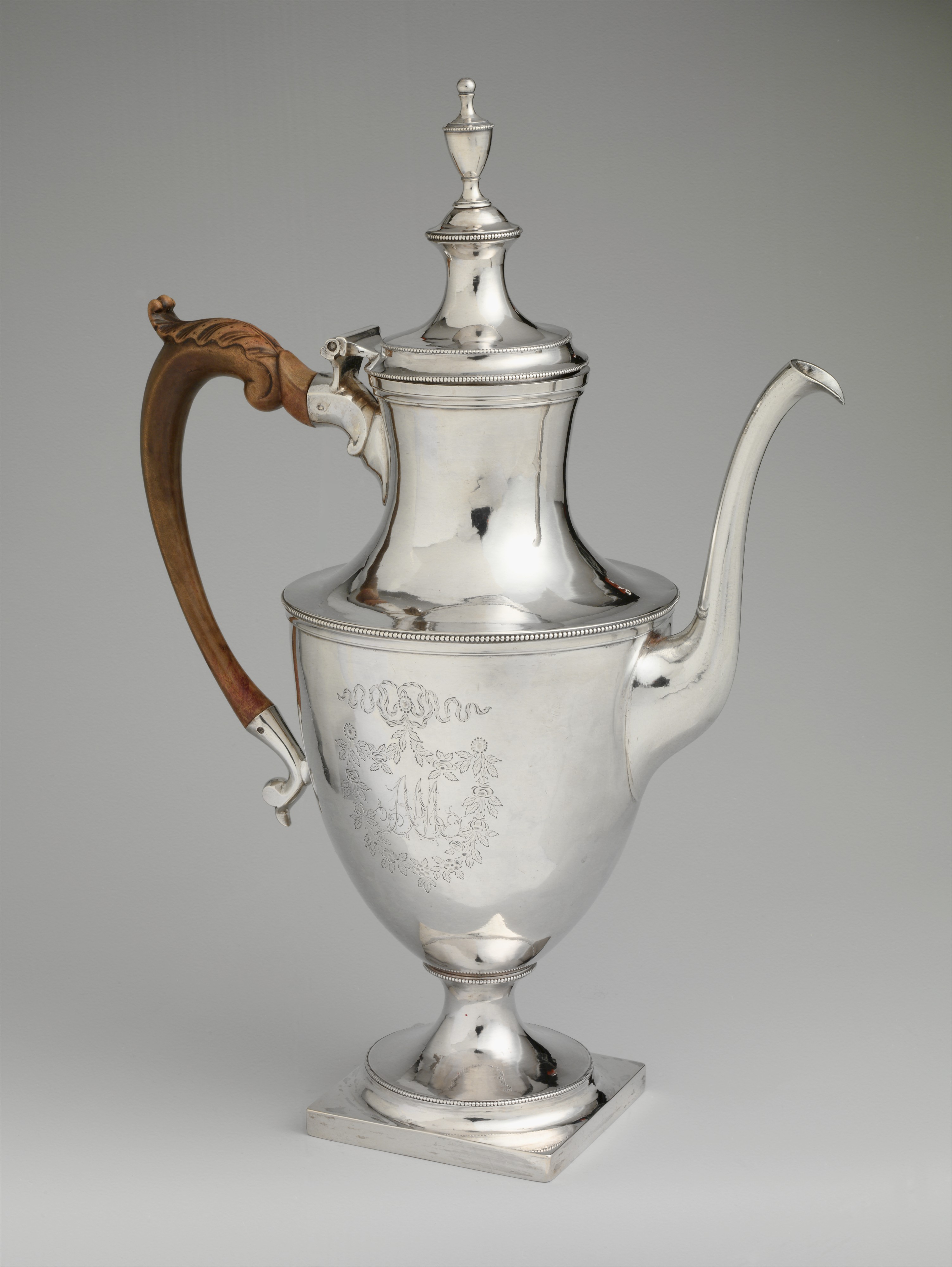 Antique Silver Coffee Pot