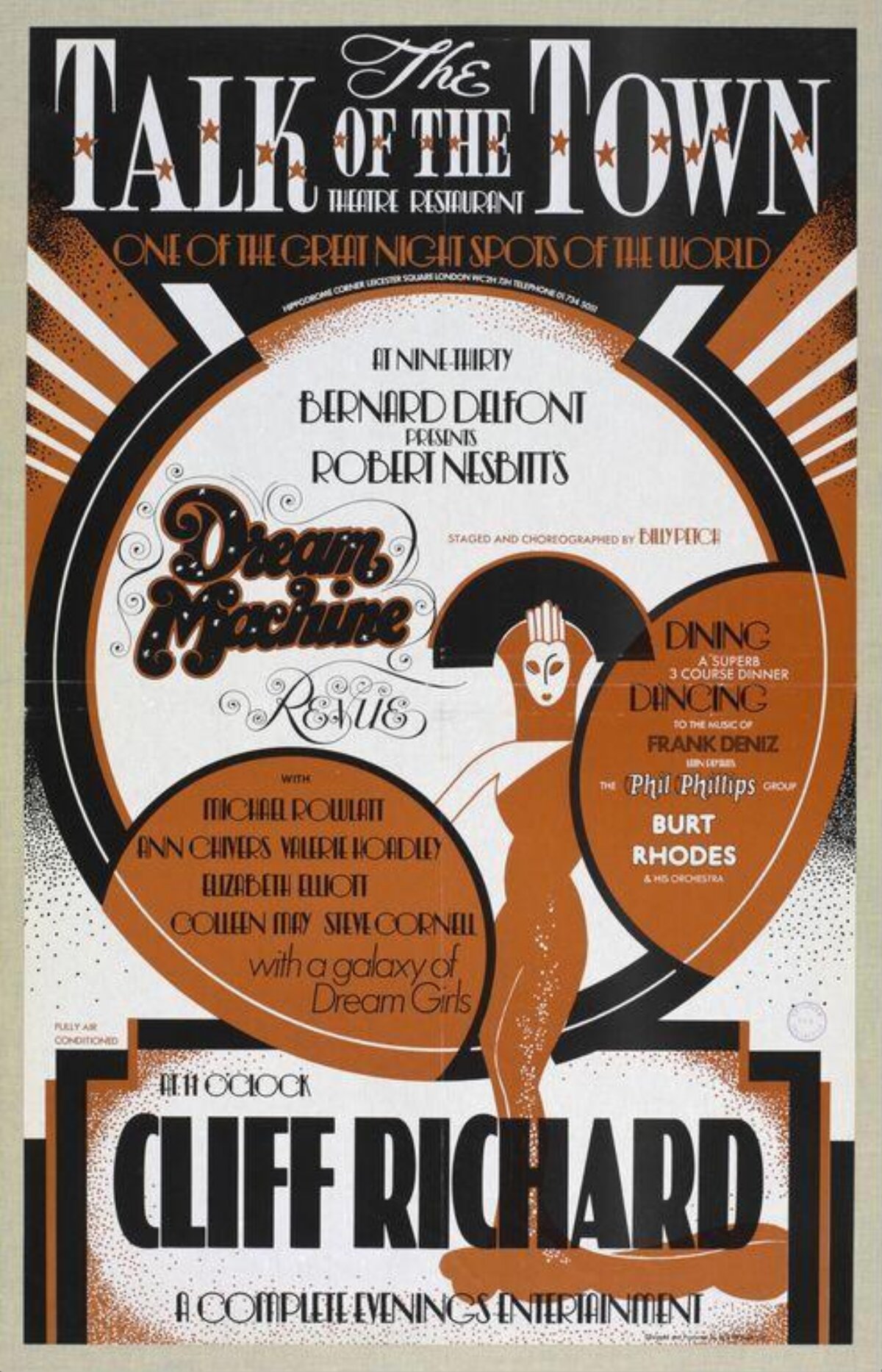 Vintage Talk of the Town Show Poster