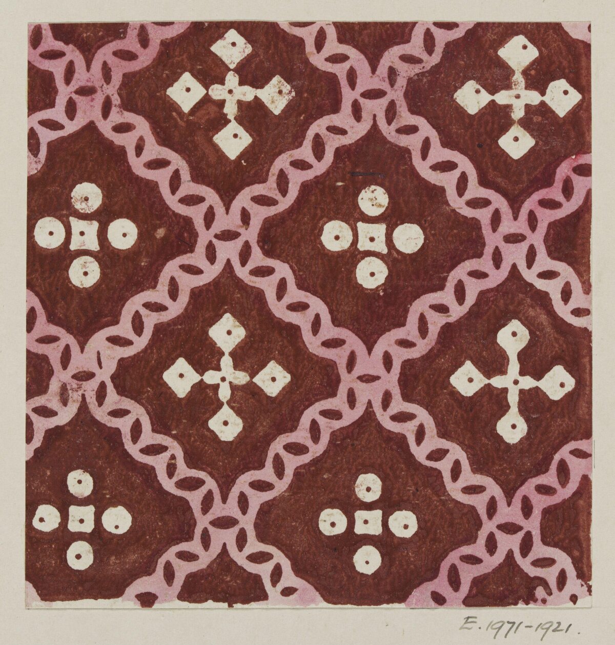 Vintage Geometric Textile Pattern