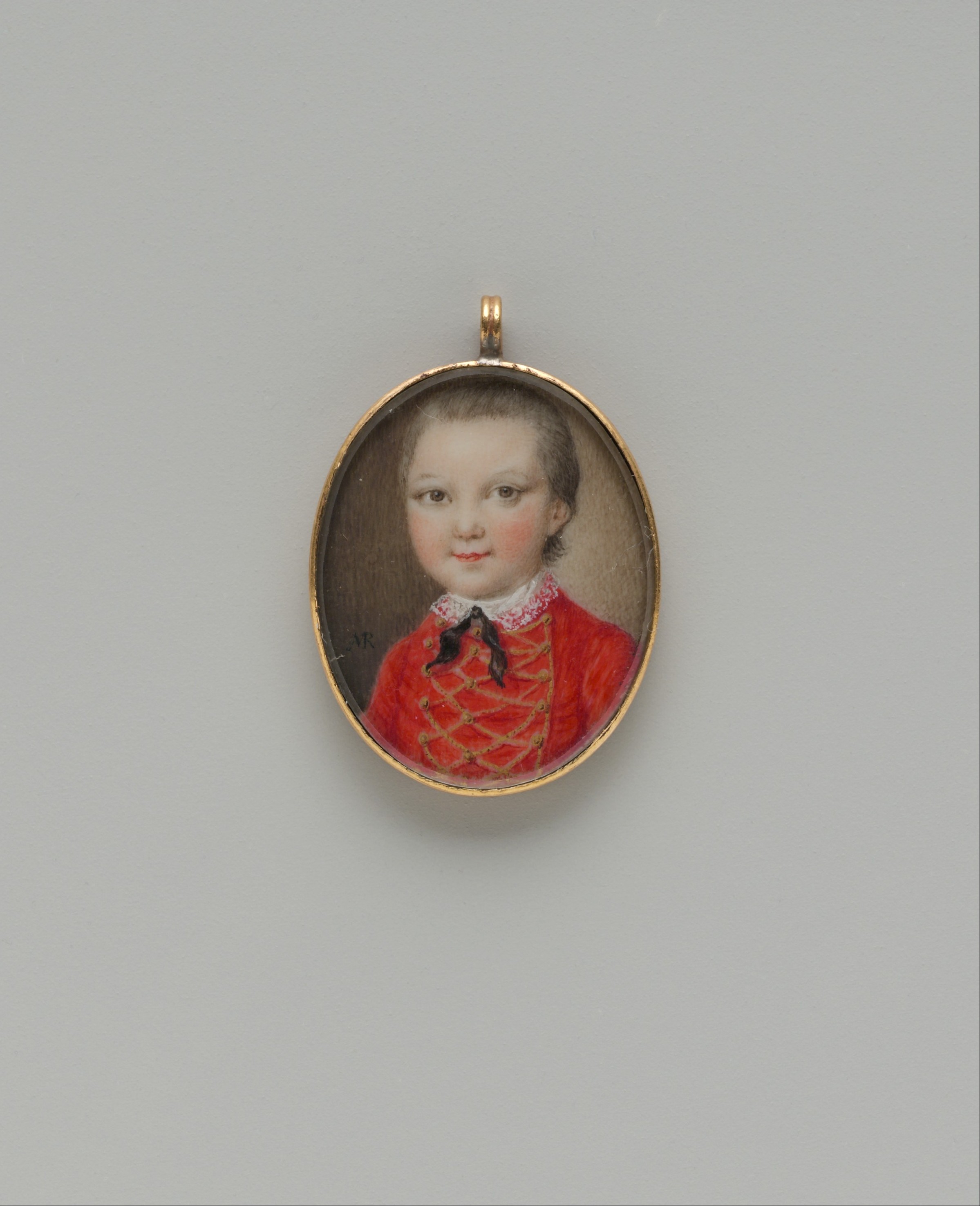 Miniature Portrait of a Young Boy