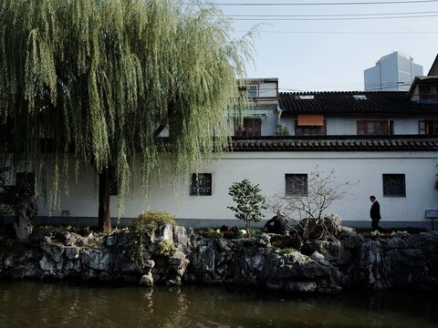 Urban Waterside Garden Landscape