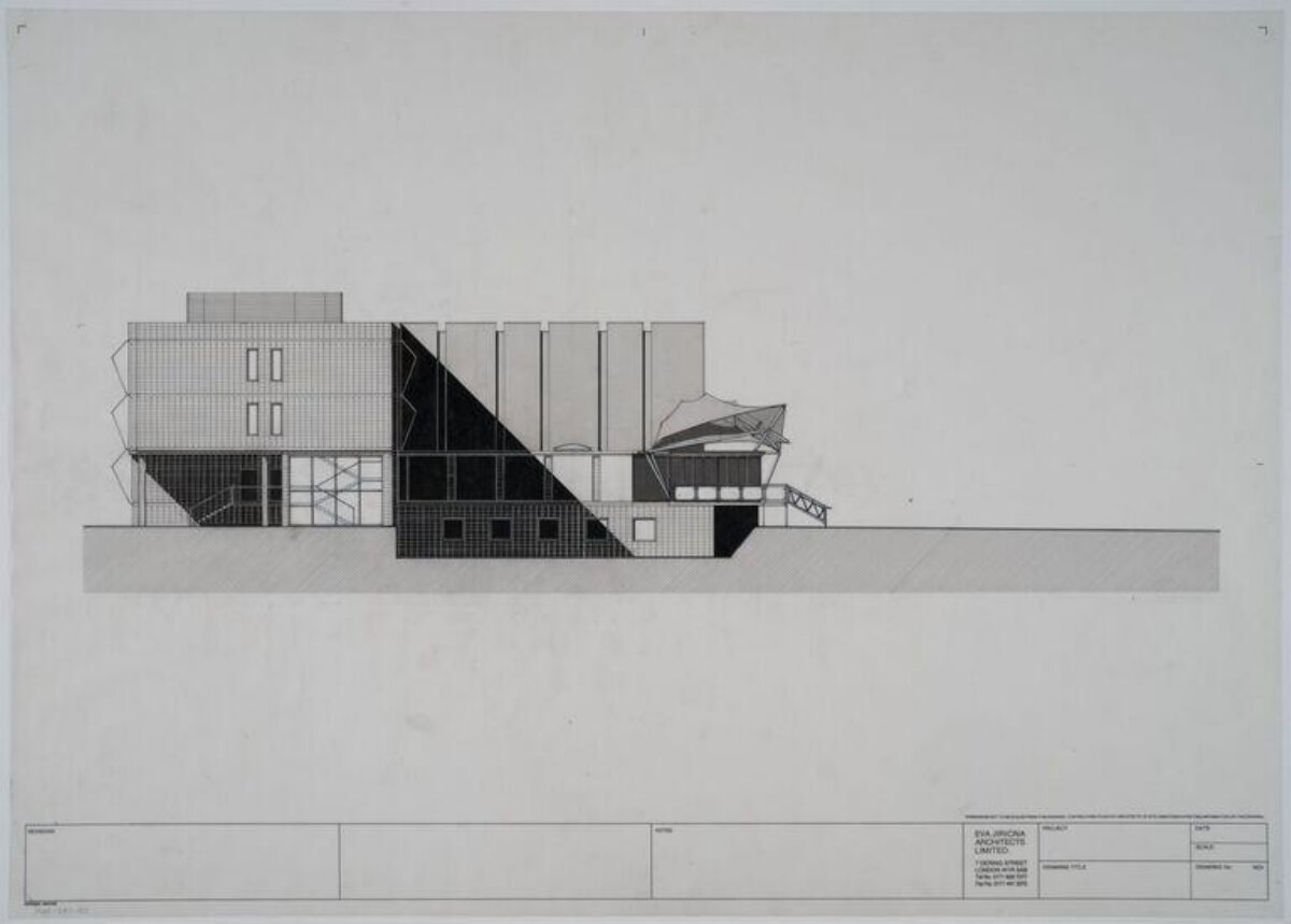 Architectural Building Section Drawing