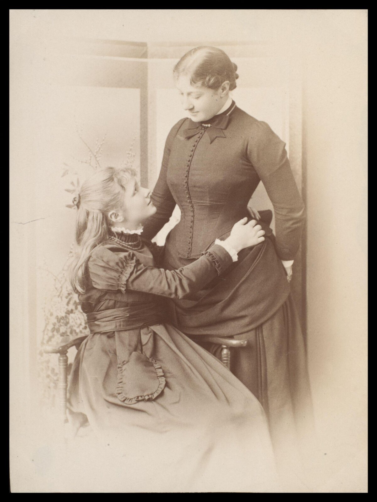 Vintage Portrait of Two Women