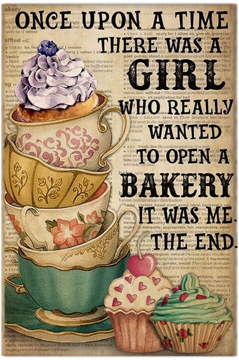 Bakery Dream Vintage Poster