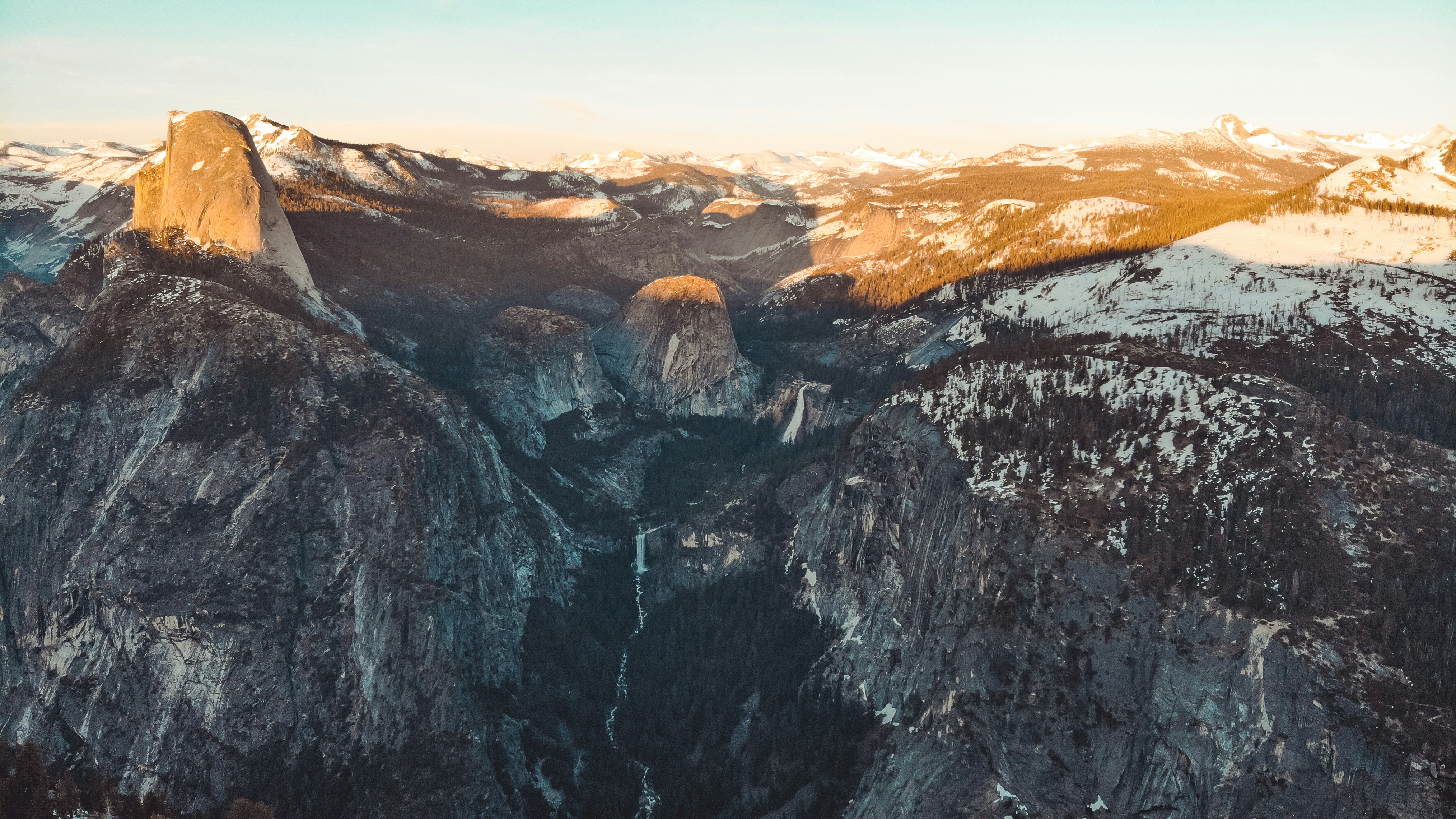 Yosemite Half Dome Sunrise View