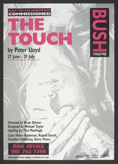 The Touch Bush Theatre Play Poster