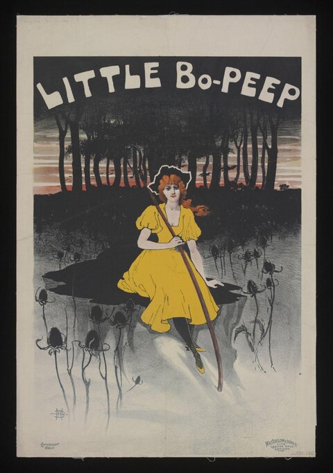 Little Bo-Peep Vintage Poster