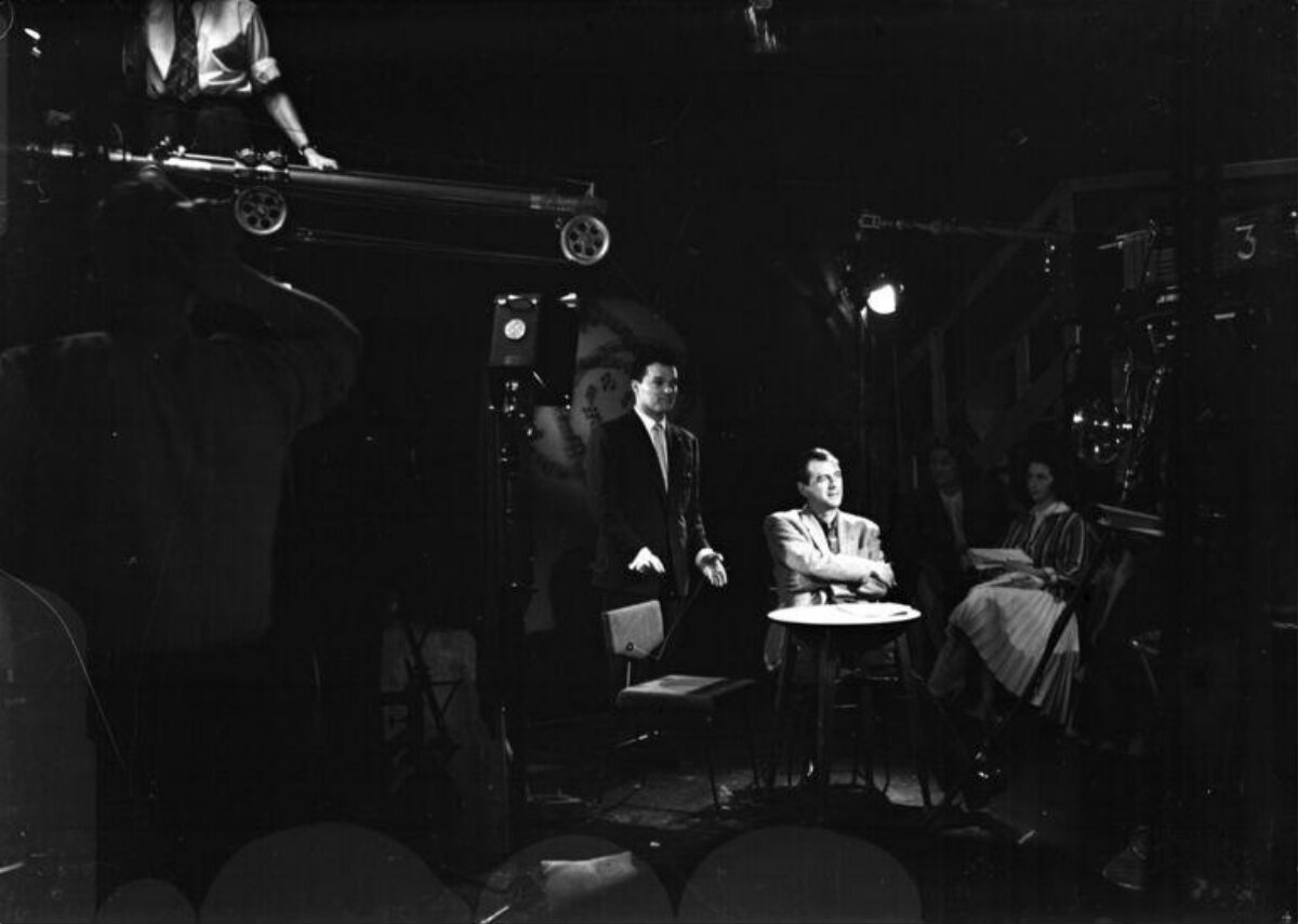 Black and White Stage Rehearsal Filming