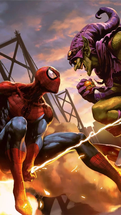 Spider-Man Confronts Green Goblin