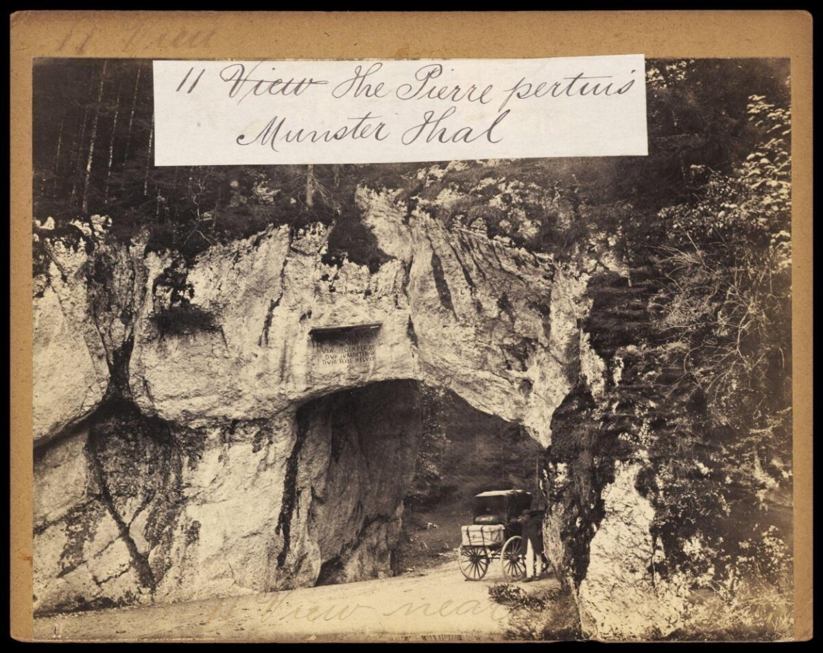 View of Pierre Pertuis, Munster Thal
