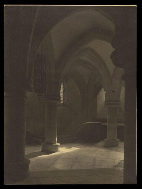 Medieval Stone Arcade Interior