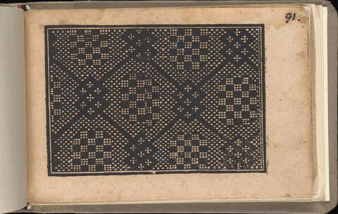 Antique Geometric Weaving Pattern