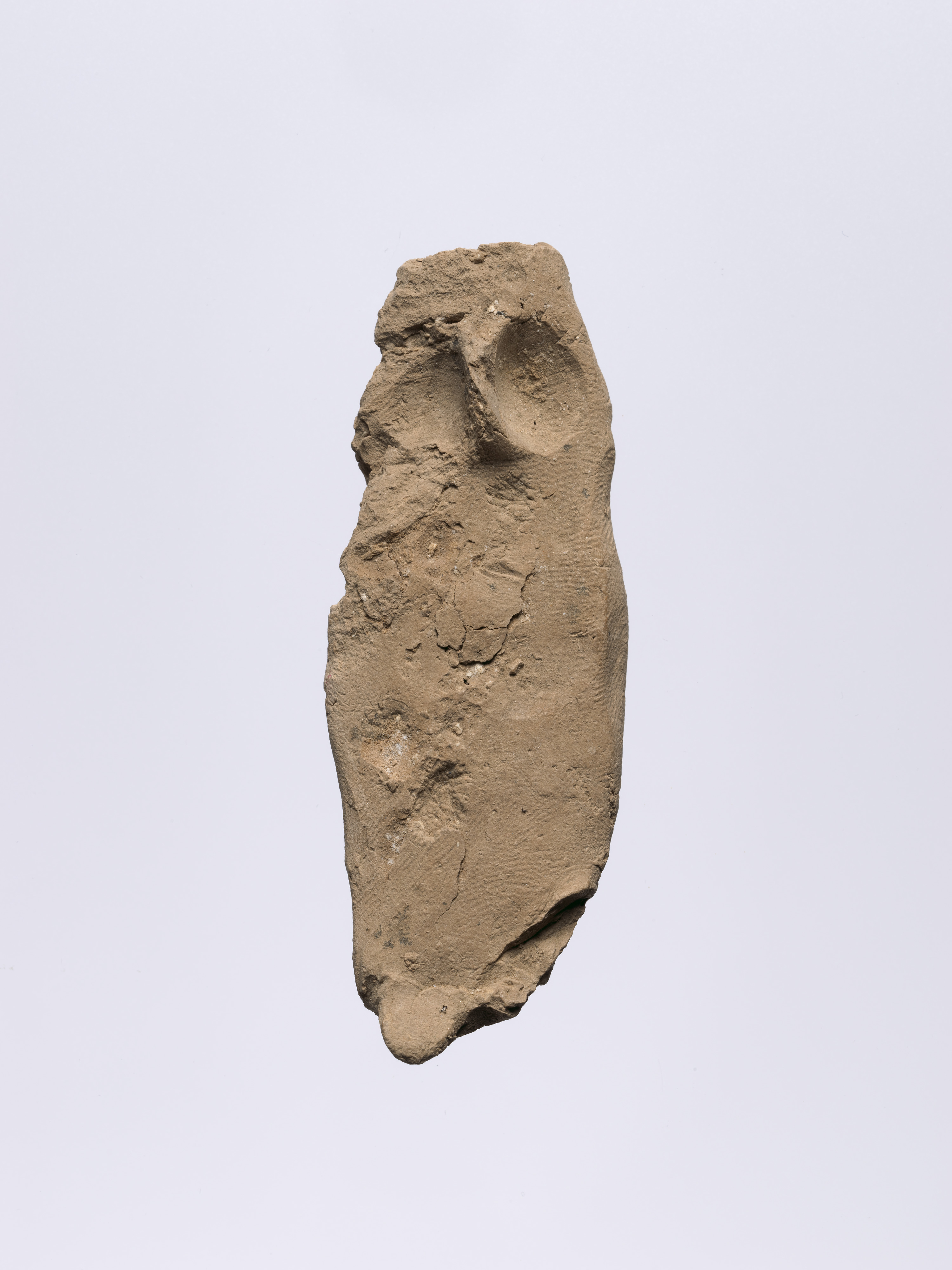 Broken Clay Artifact Fragment