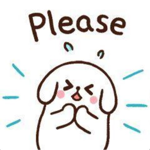 Cute Cartoon Dog Begging Sticker