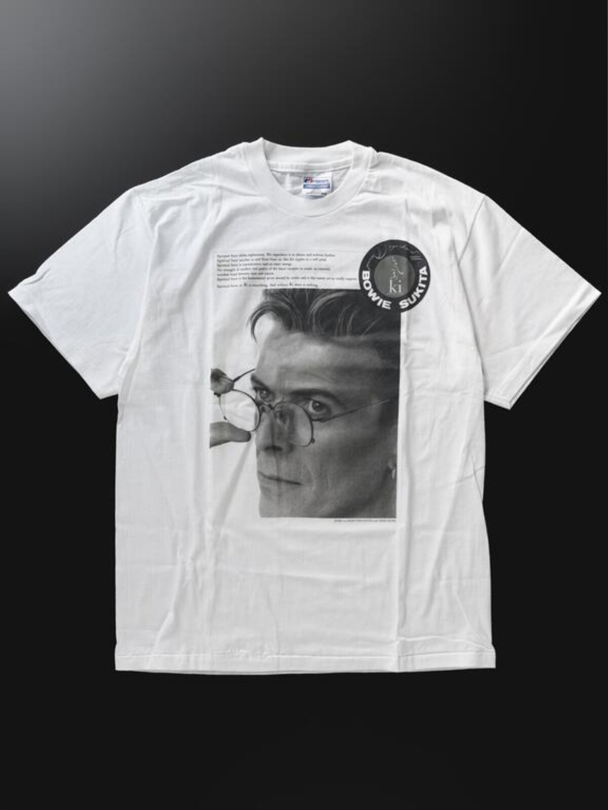 White David Bowie Graphic T-shirt