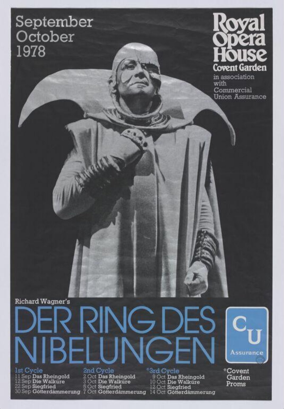 1978 Der Ring des Nibelungen Opera Poster