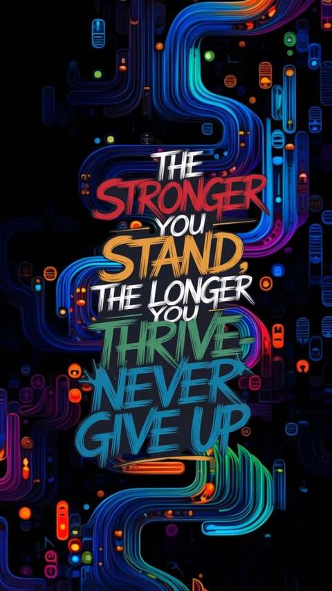 Never Give Up Motivational Quote