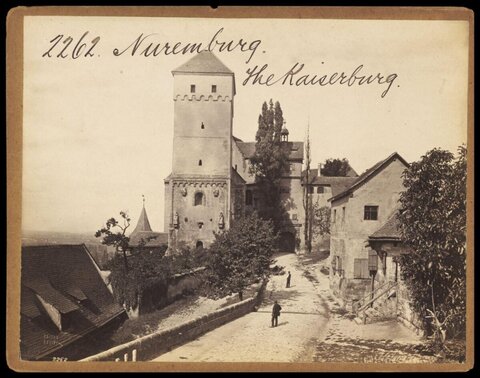Old Photo of Nuremberg Kaiserburg